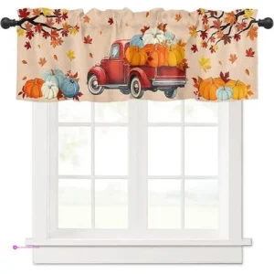 Pumpkin Kitchen Curtains Clip Coupon