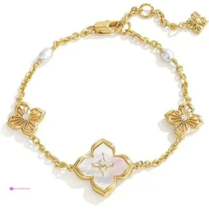 Gold Bracelets For Women Pearl Use