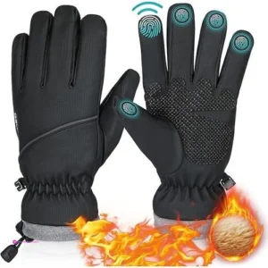 Winter Gloves Waterproof Windproof Th…