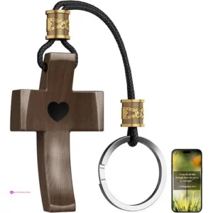 Wooden Cross Keychain Code Xn8o9aei