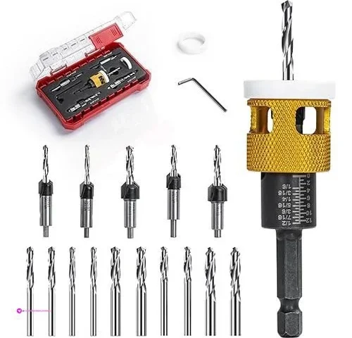 Countersink Drill Bit Set Code F9mujt…