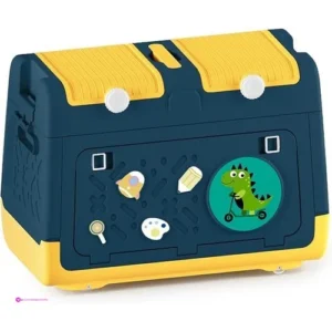 Jiporier Plastic Toy Boxes Pink Code