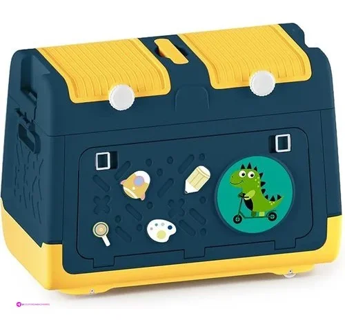 Jiporier Plastic Toy Boxes Pink Code