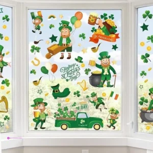 Patricks Day Window Clings Clip Coupo…