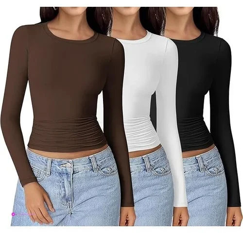 Reg Womens Pack Long Sleeve Shirts