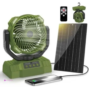 Solar Camping Fans Code X6ppcd48