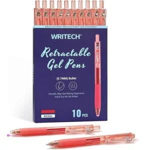 Reg Red Gel Ink Writing Pens