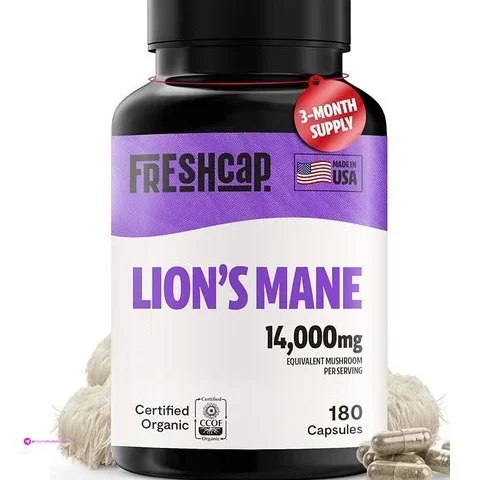 Freshcap Lion Mane Supplements Clip C…