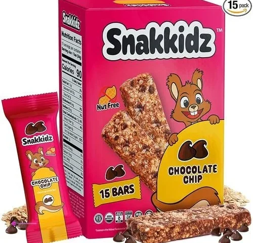 Snakkidz Organic Chewy Granola Bar Cl…