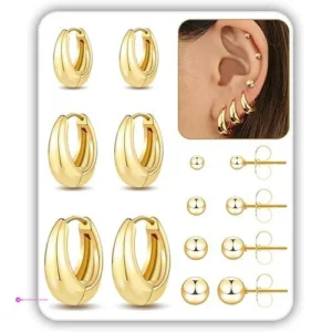 Gold Hoop Earrings Clip Coupon