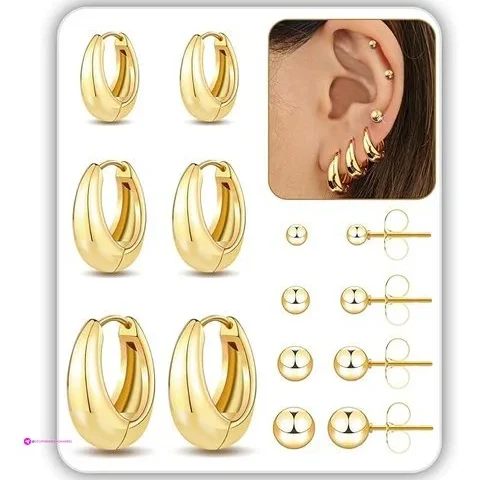 Gold Hoop Earrings Clip Coupon