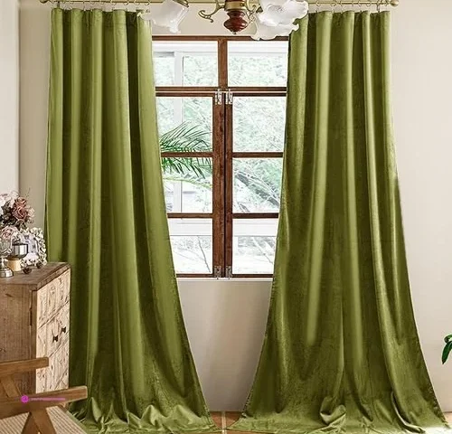 Yofun Velvet Curtains Code Xal4ba63