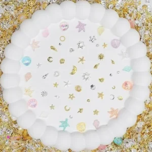 Gold Nail Charms Code Fsd6qk3i