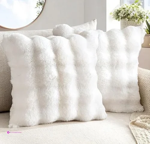 Miulee Faux Fur Pillows Clip Coupon
