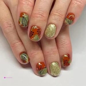 Gold Press Nails Code S5iy39it