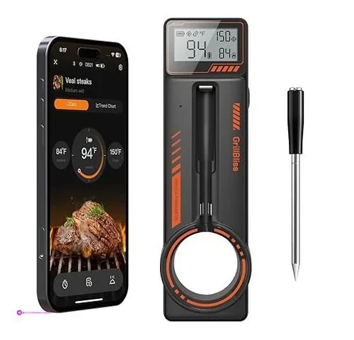 Bluetooth Meat Thermometers Clip Coup…