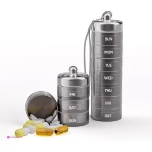 Metal Pill Organizers Use Code Asw5a9…