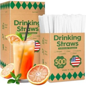 Delxo Plastic Straws Lightning Deal C…