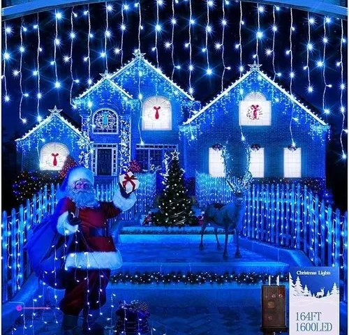 Blue Outdoor Christmas Lights Clip Co…
