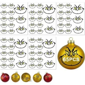 Christmas Ball Stickers Code On3ebctq