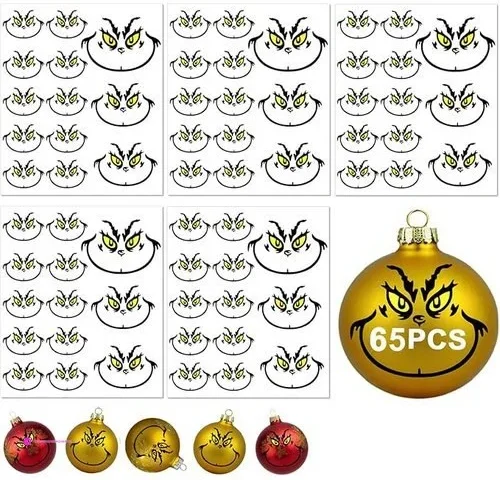Christmas Ball Stickers Code On3ebctq