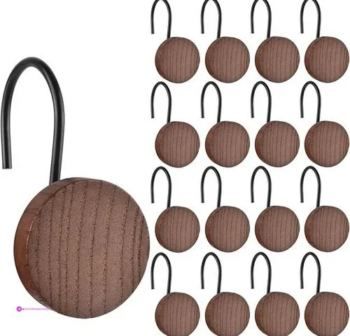 Wooden Shower Curtain Hooks Code 27ic…