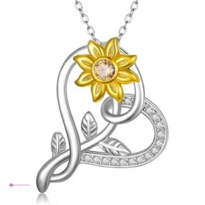 Gold Sunflower Necklaces Promo Code 7…