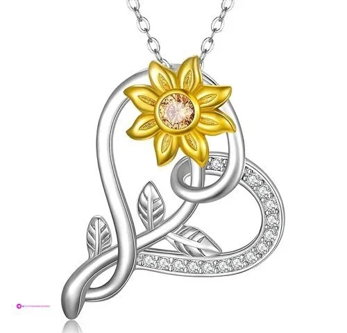 Gold Sunflower Necklaces Promo Code 7…
