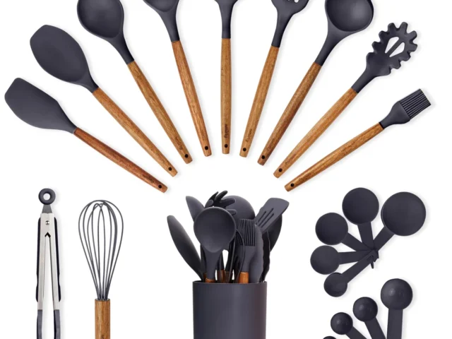 Reg Silicone Kitchen Utensils Set Hol…