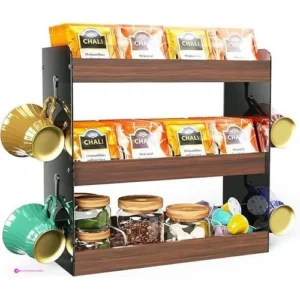 Reg Tier Tea Box Organizer Storage