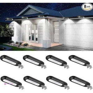 Roshwey Solar Lights Outdoor 200lm Le…