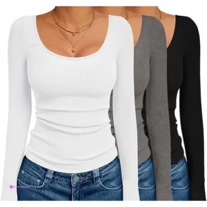 Ekouaer Thermal Tops Code 8460cjbk
