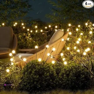 Napvot 4pack Solar Lights Warm White