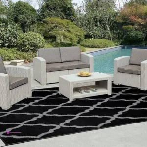 Easy-going Outdoor Rugs 4x6ft Clip Co…