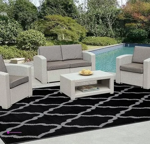 Easy-going Outdoor Rugs 4x6ft Clip Co…