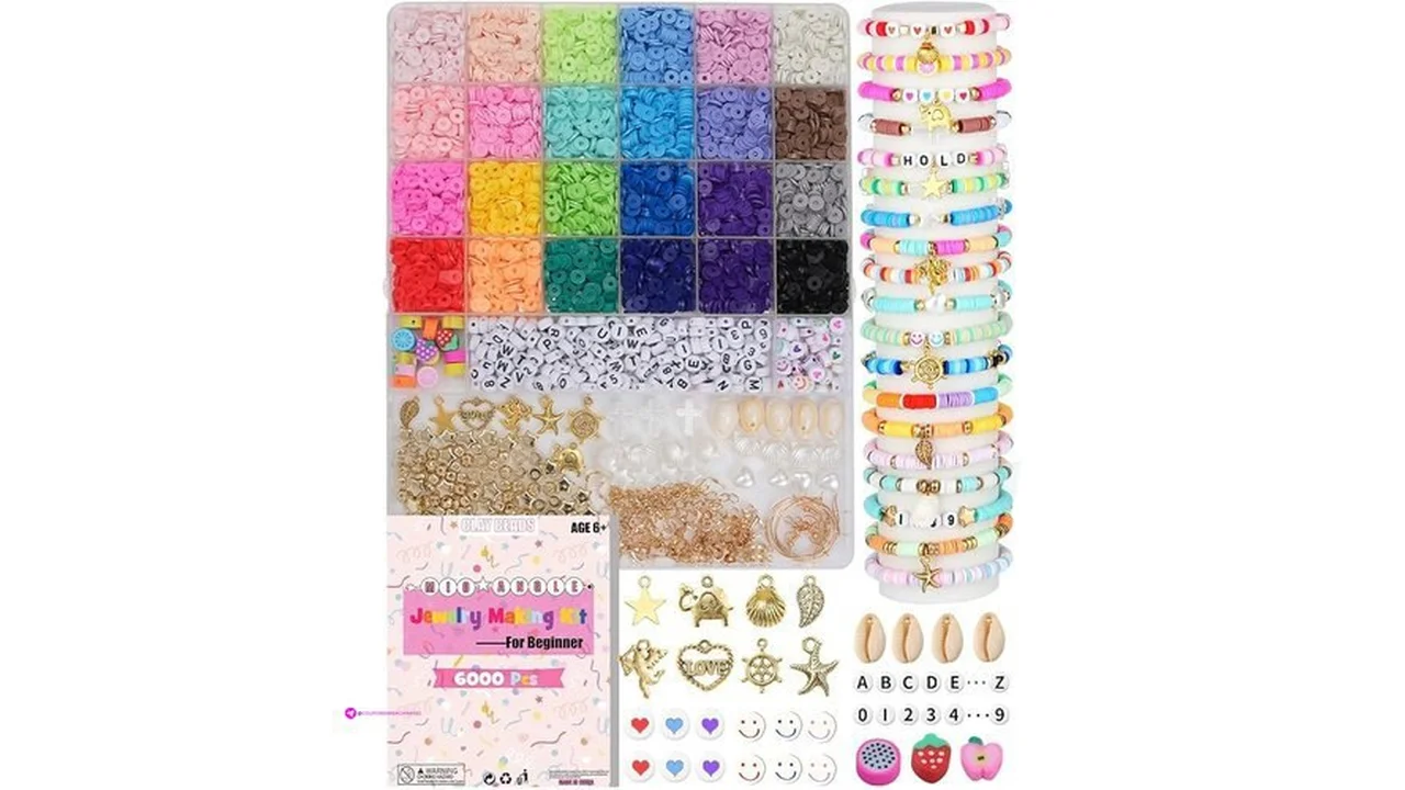 Clay Beads Bracelet Making Kit Colorshttps Www Amazon Com B0f1jqffk1 Tag Link…