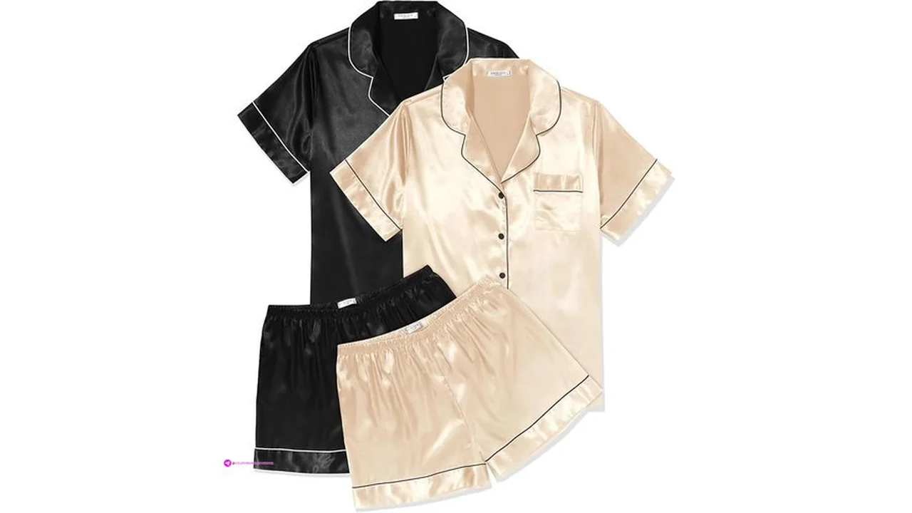 Price Drop Ekouaer Pack Pajama Sets For Women Silk Satin Short Sleeve