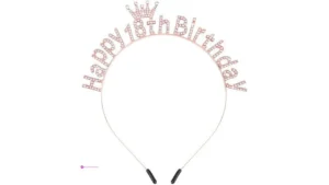 18th Birthday Decorations Year Old Headbands For Girls Rose Gold Princess Tia…