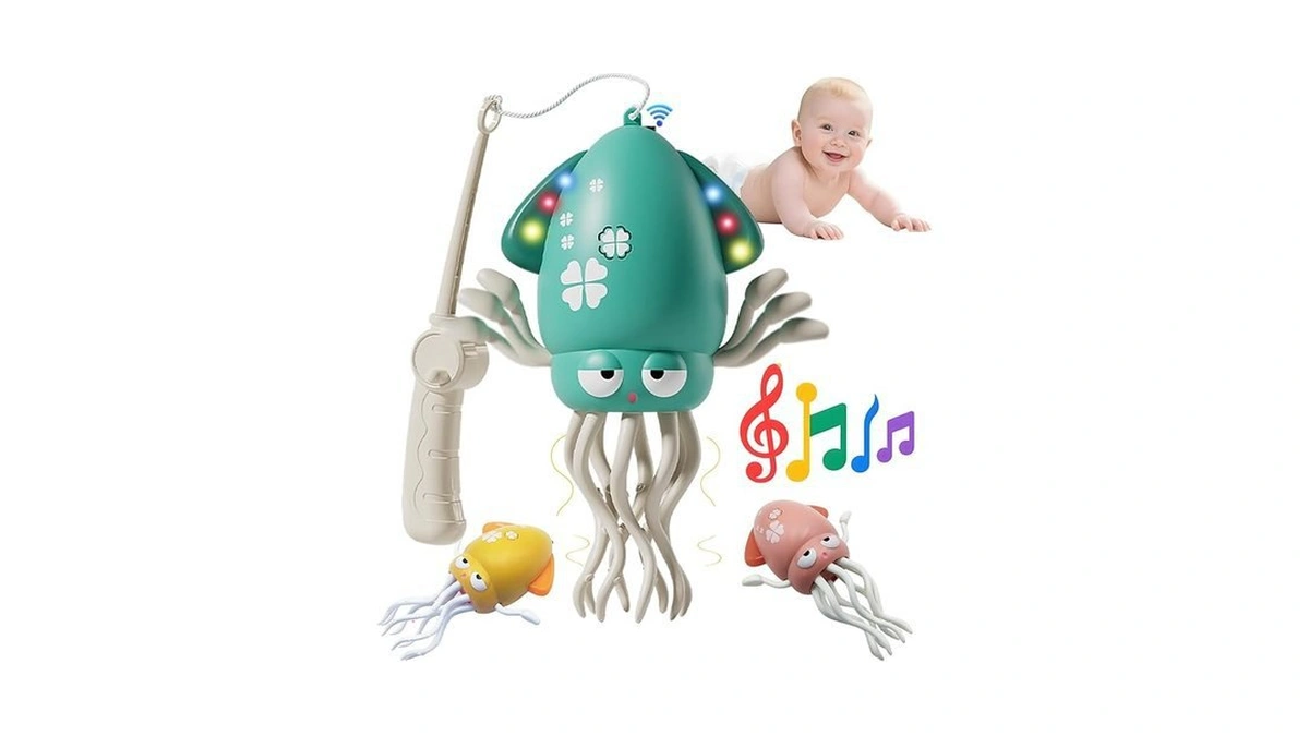 Amazon deal: Electric Crawling Dancing Octopus Toy For Baby Boy