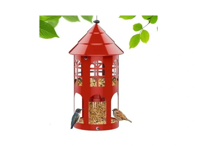 Bird Feeders For Outdoors Hanging Metal Wild Bird Feeder For