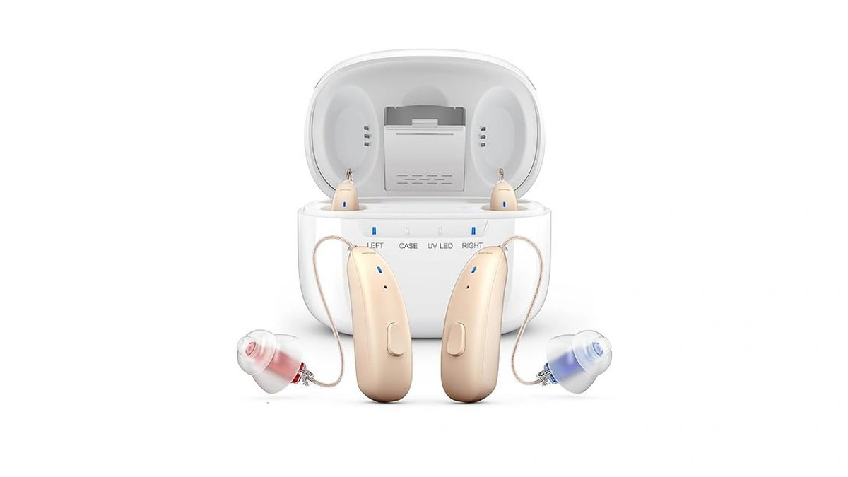 Amazon deal: Coqool Hearing Aids For Seniors - Rechargeable...