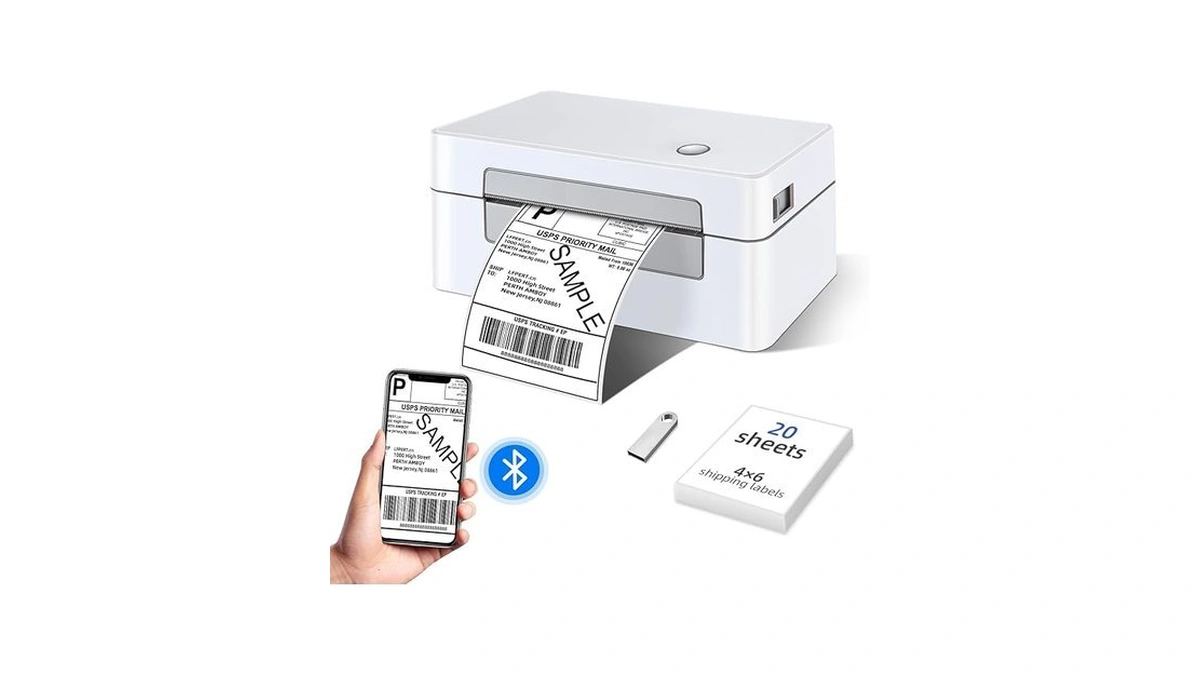 Amazon deal: Lfpert Bluetooth Thermal Label Printer Wireless 4x