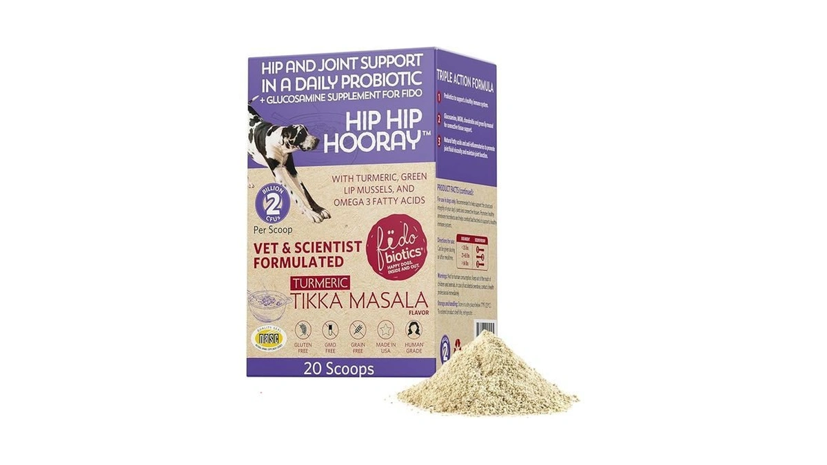 Amazon deal: Fidobiotics Hip Joint Support For Dogs Daily...