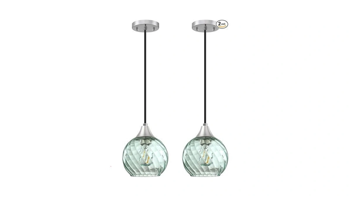 Amazon deal: Pendant Lights Kitchen Island 2 Pack Farmhouse...