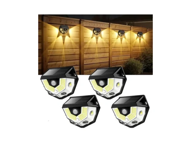 Vfuni Solar Motion Sensor Light 270 Wide Angle Ip65…