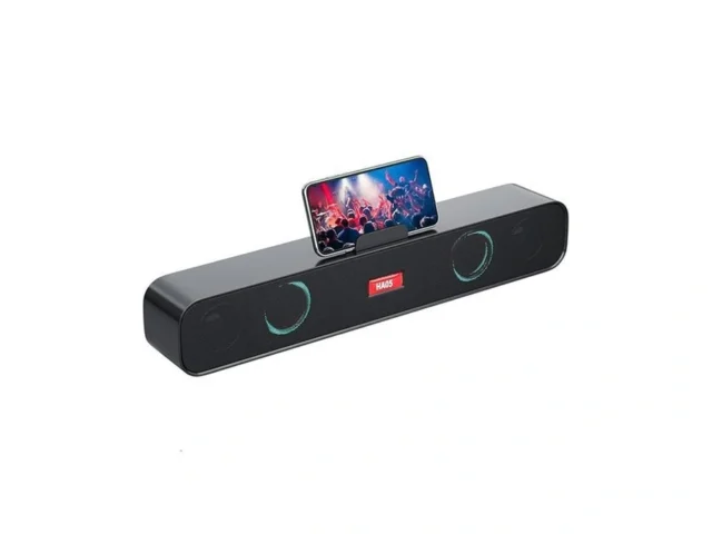 Speakers With Phone Holder Stereo Sound Bar Laptop…