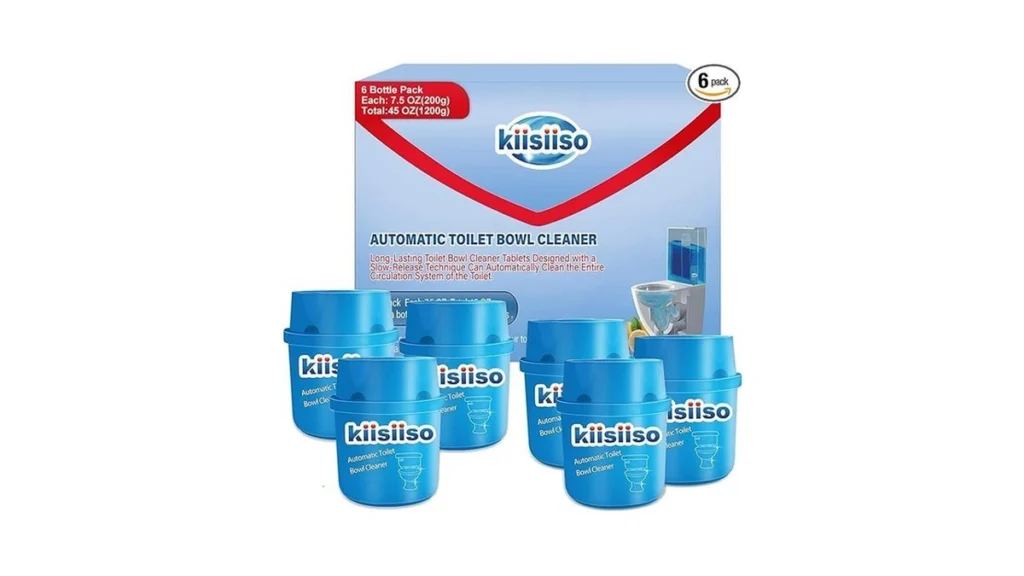 Amazon deal: Kiisiiso Toilet Bowl Cleaners 6 Bottles Automatic.