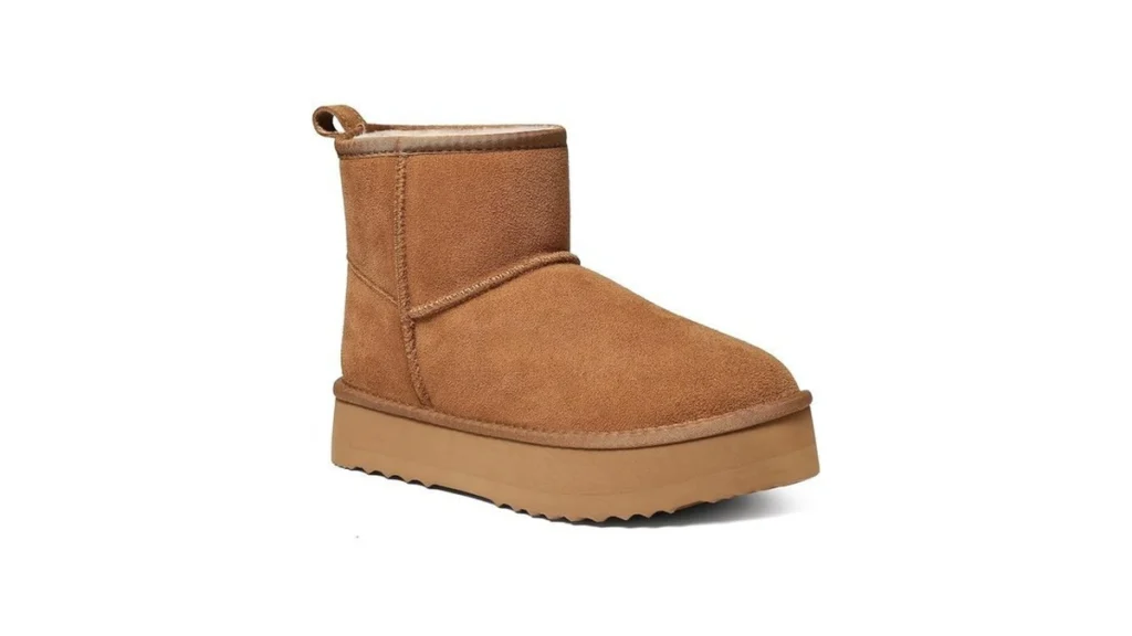 Amazon deal: Litfun Suede Platform Mini Boots For Women Genuine