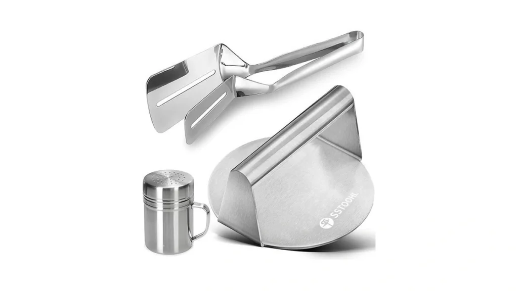 Amazon deal: Burger Press Set 3-in-1 Grill Master Kit Grill...