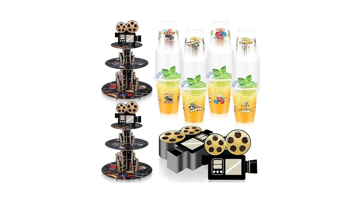 Amazon deal: Sliner 102 Pcs Movie Night Party Supplies Movie...